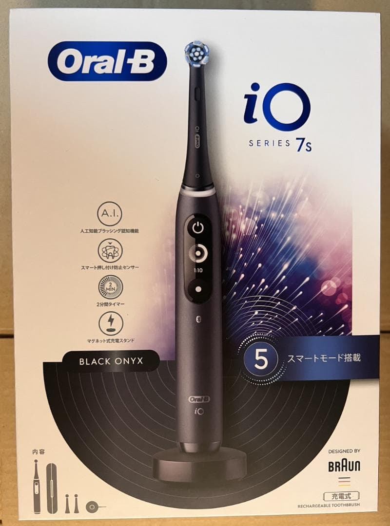 ブラウン 電動歯ブラシ Oral-B iO7S ブラックオニキス