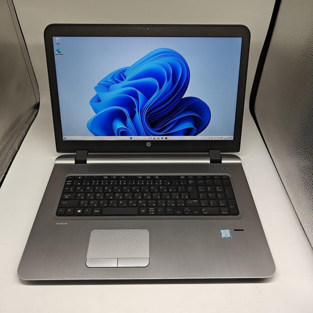 【HP】爆速i7 SSD256GB+HDD1TB 17.3インチ ノートPC