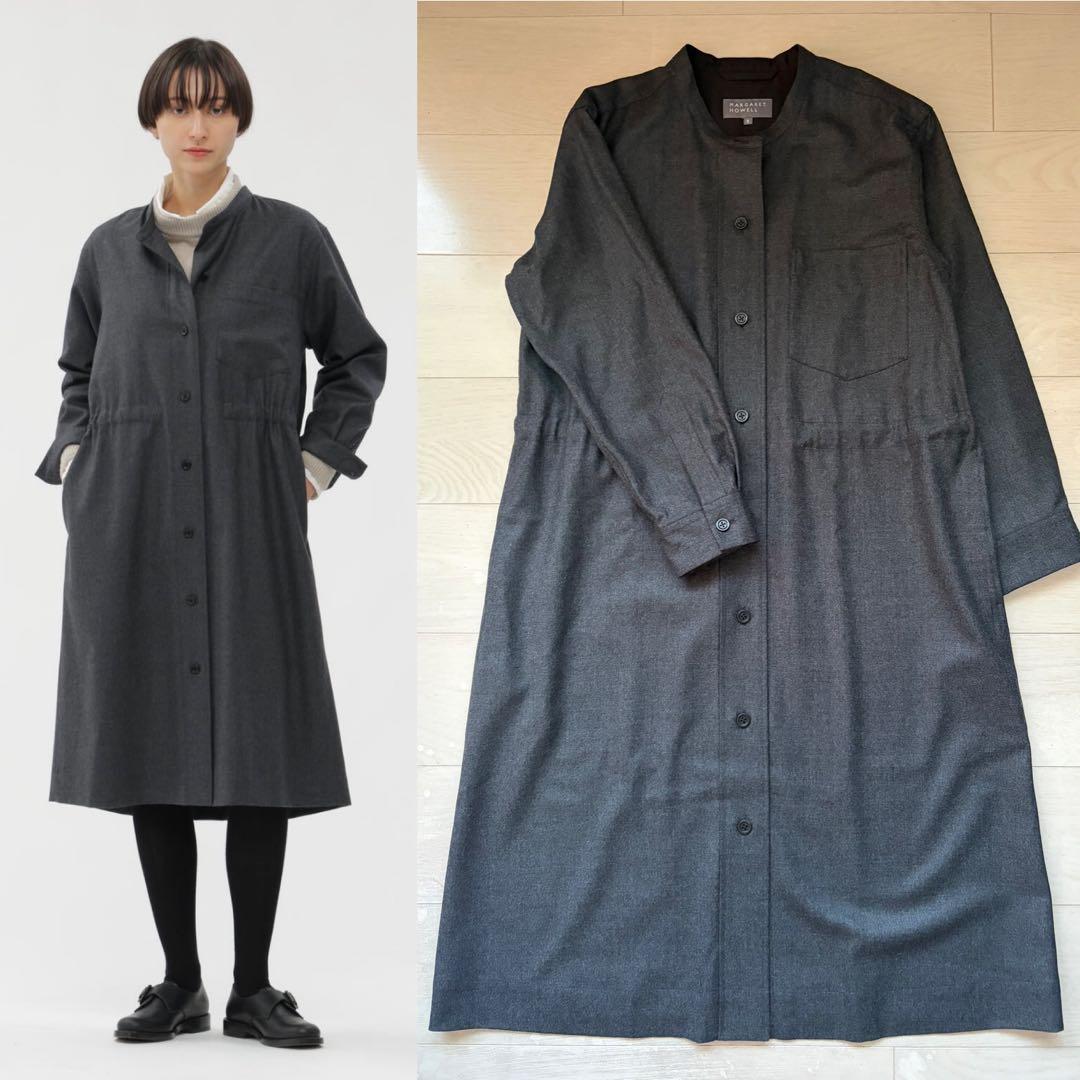 【2025AW新作】マーガレットハウエル ライトフランネルドレス