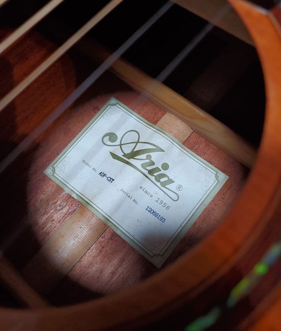 ARIA ADF-CST アコースティックギター オール単板 マホガニー