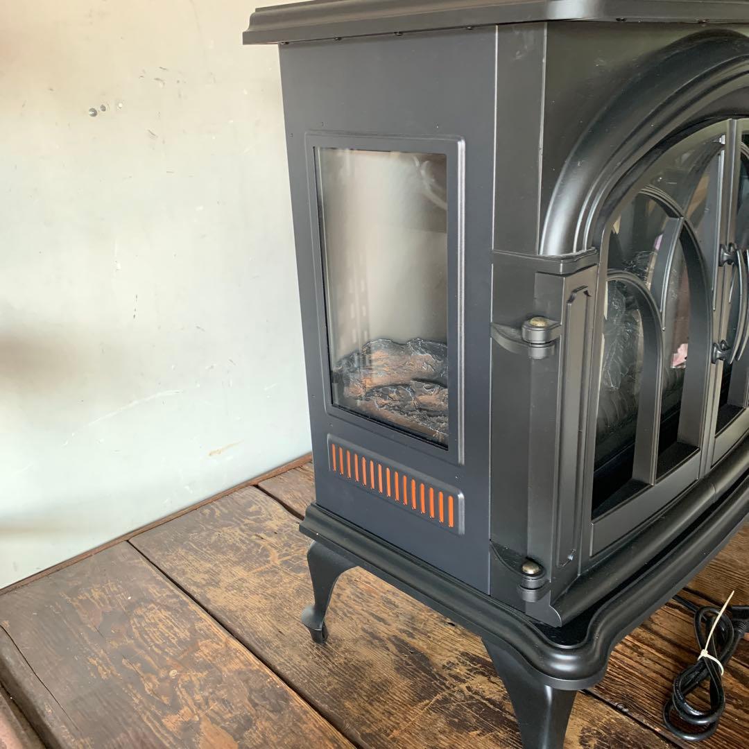 ワイド　暖炉型　ファンヒーター　IQ BK BLT-999B-3-BK