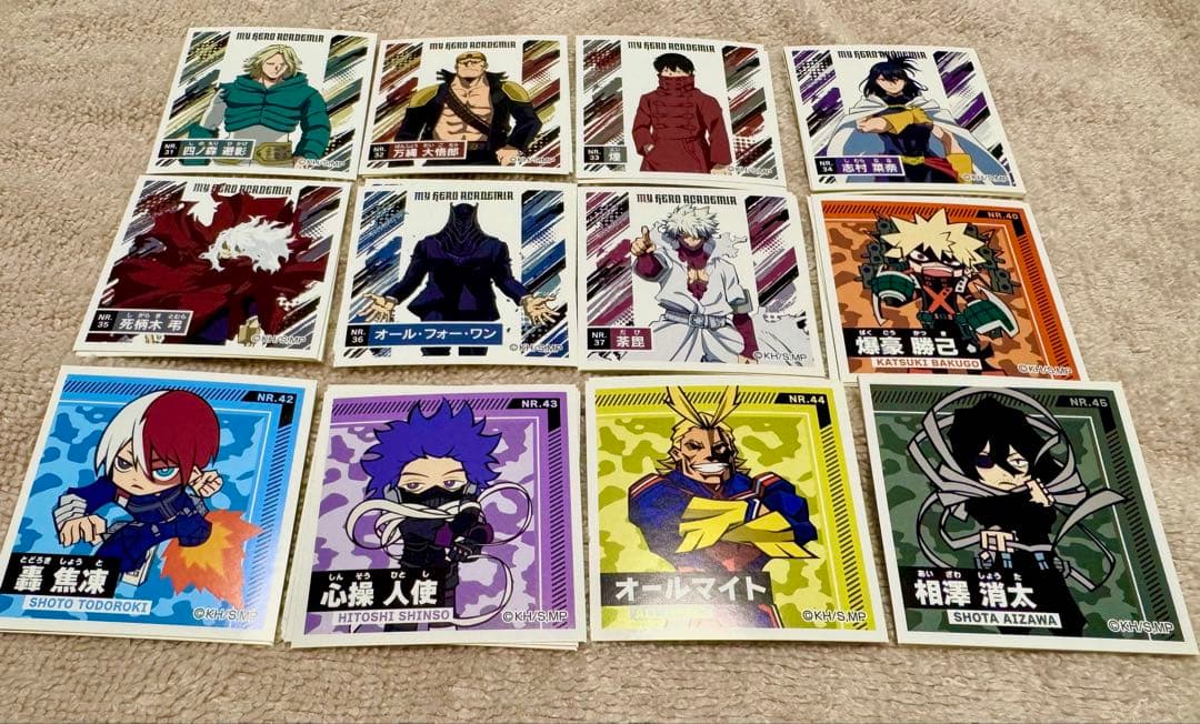 バラ売り⭕️シール烈伝 僕のヒーローアカデミア計159枚