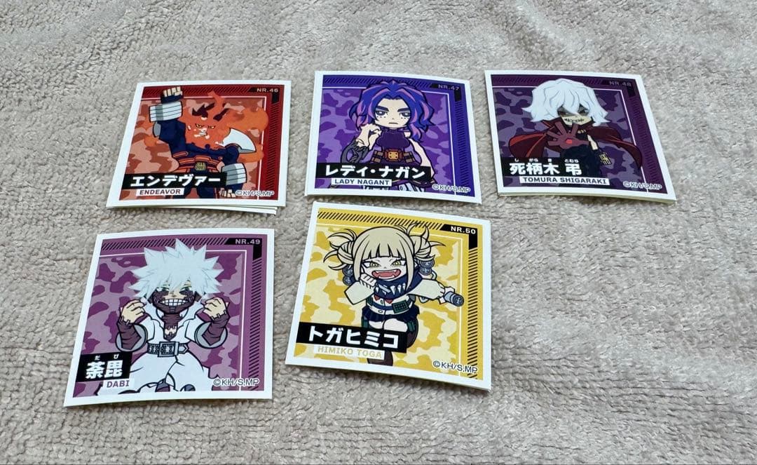 バラ売り⭕️シール烈伝 僕のヒーローアカデミア計159枚