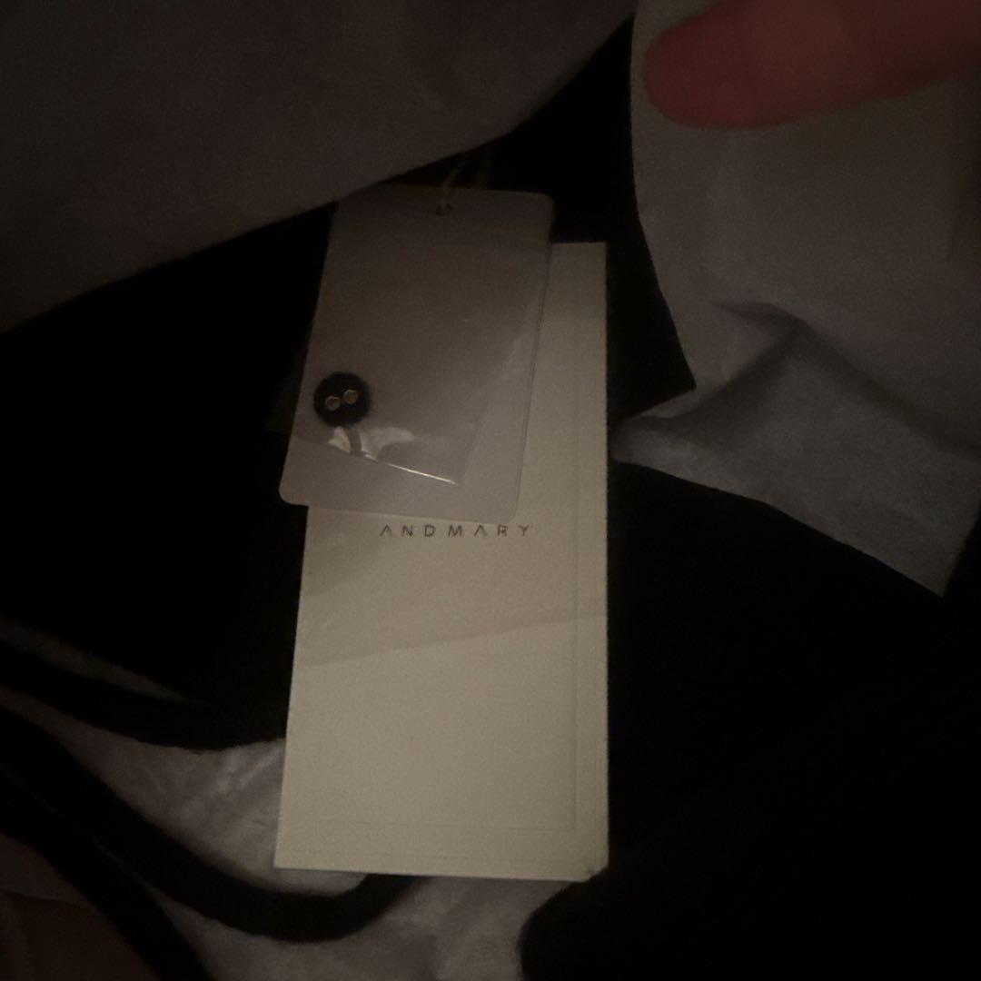 andmary Lamia knit set mini dress アンドマリー
