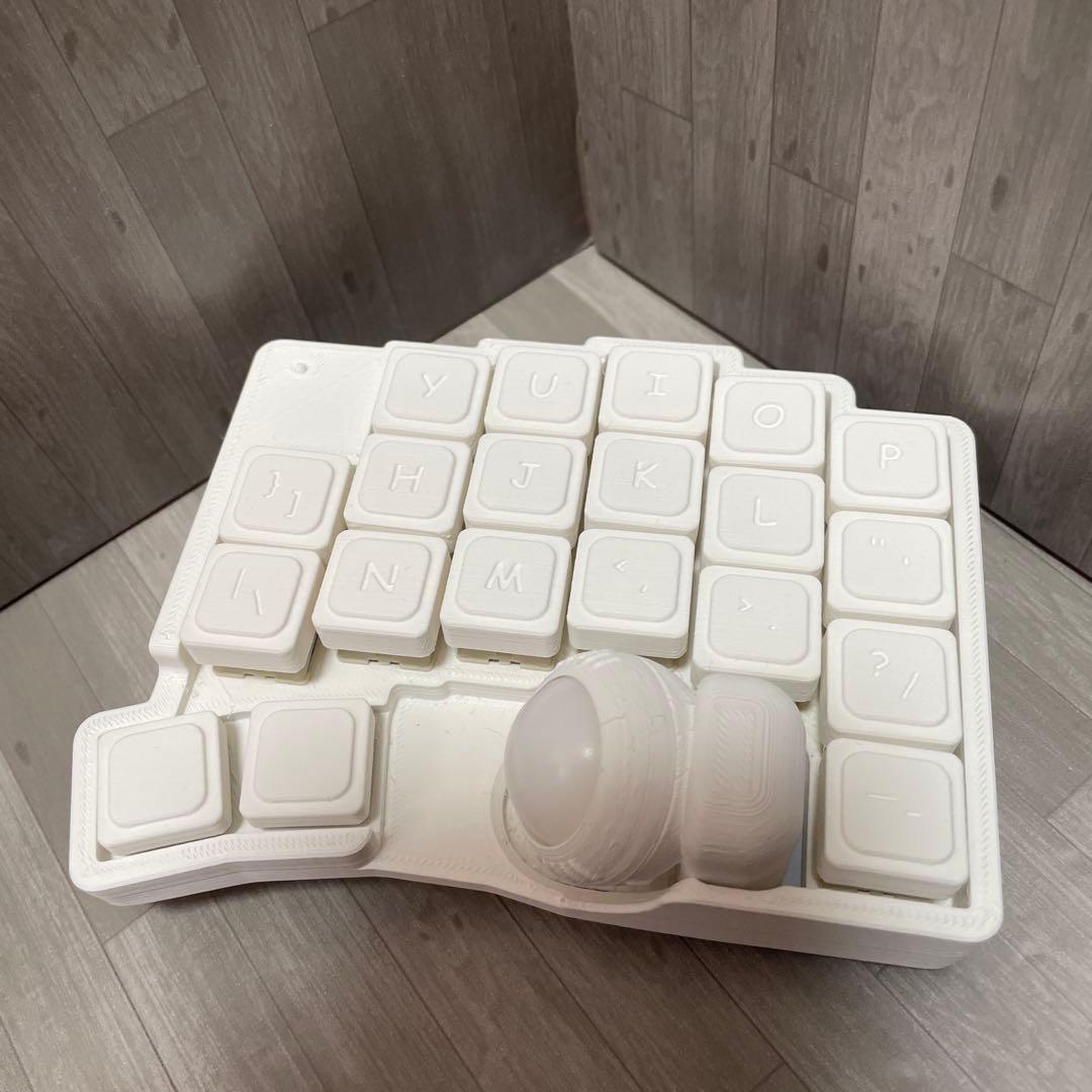 roBa 無線 Keyball39トラックボール スイッチ、キャップ付き