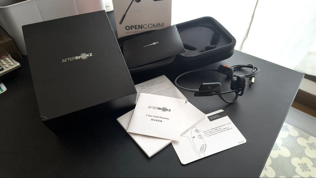 AfterShokz OpenComm 骨伝導イヤホン