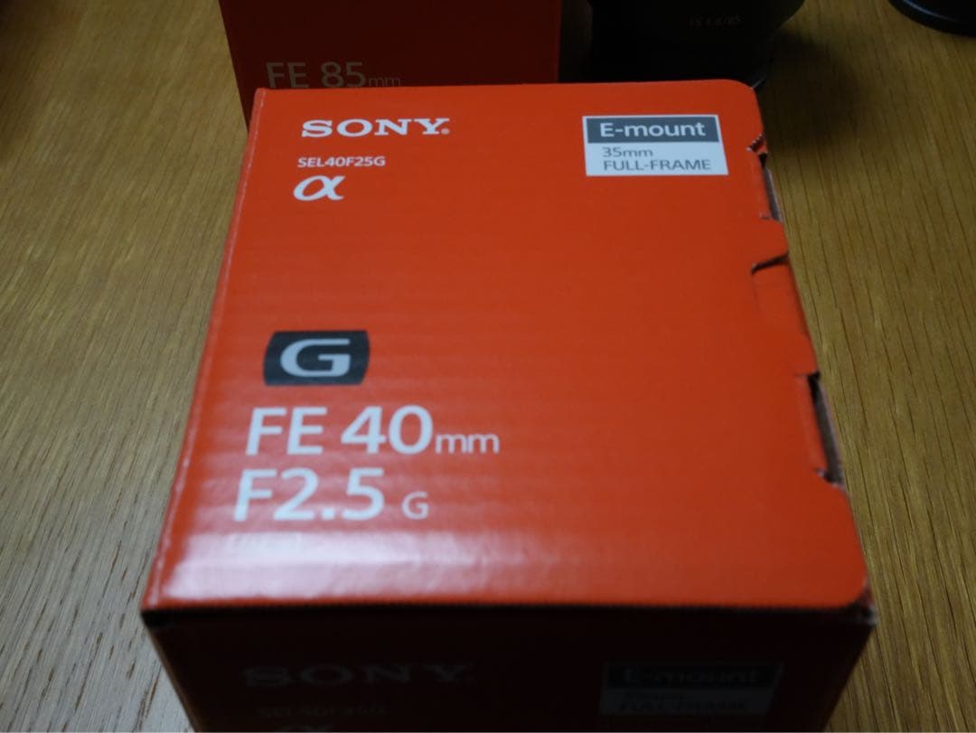 SONY SEL40F25G40mmF2.5G単焦点35mmフルサイズEマウント