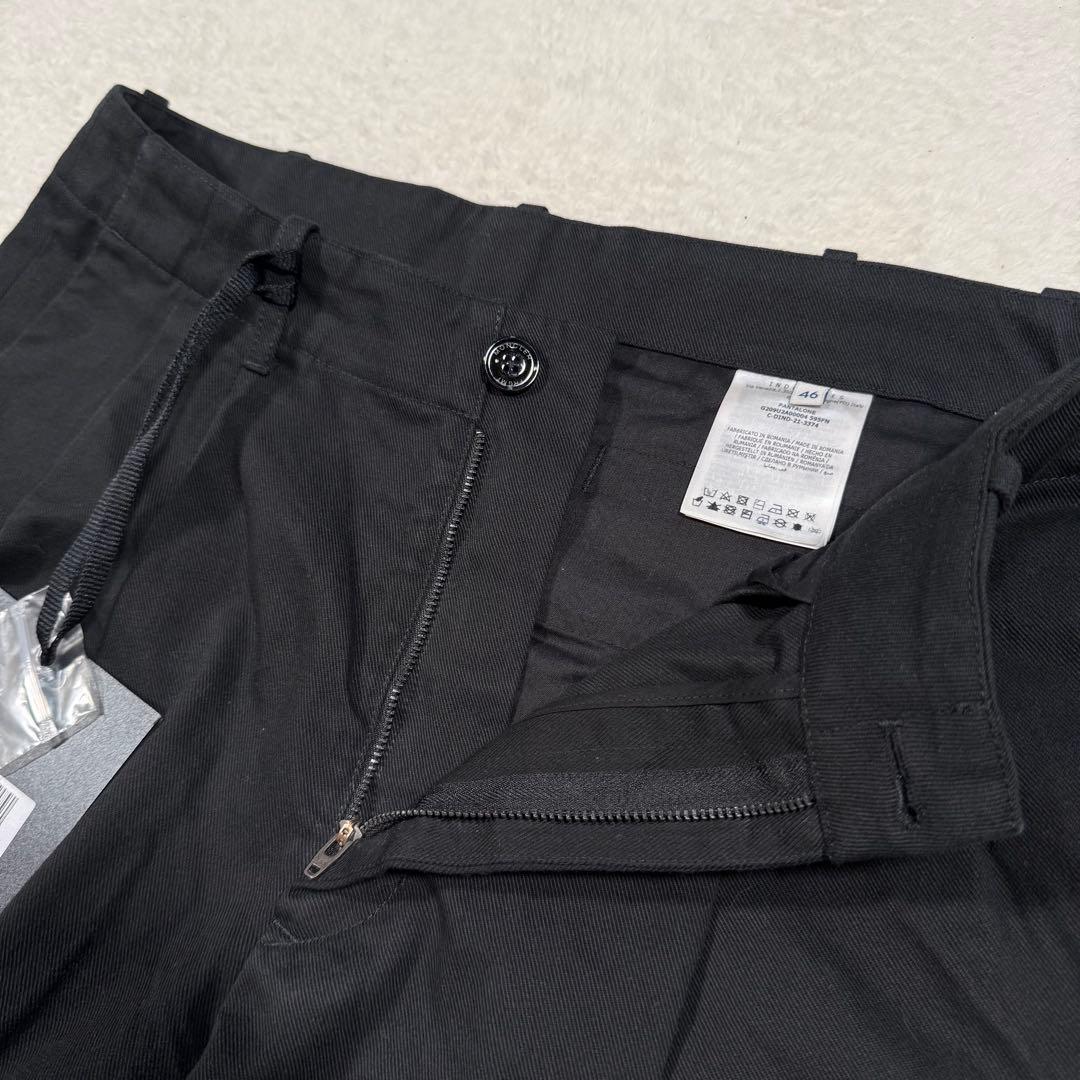 美品 タグ付 モンクレール×フラグメント 高年式 メンズ チノパン 踝丈 L 黒