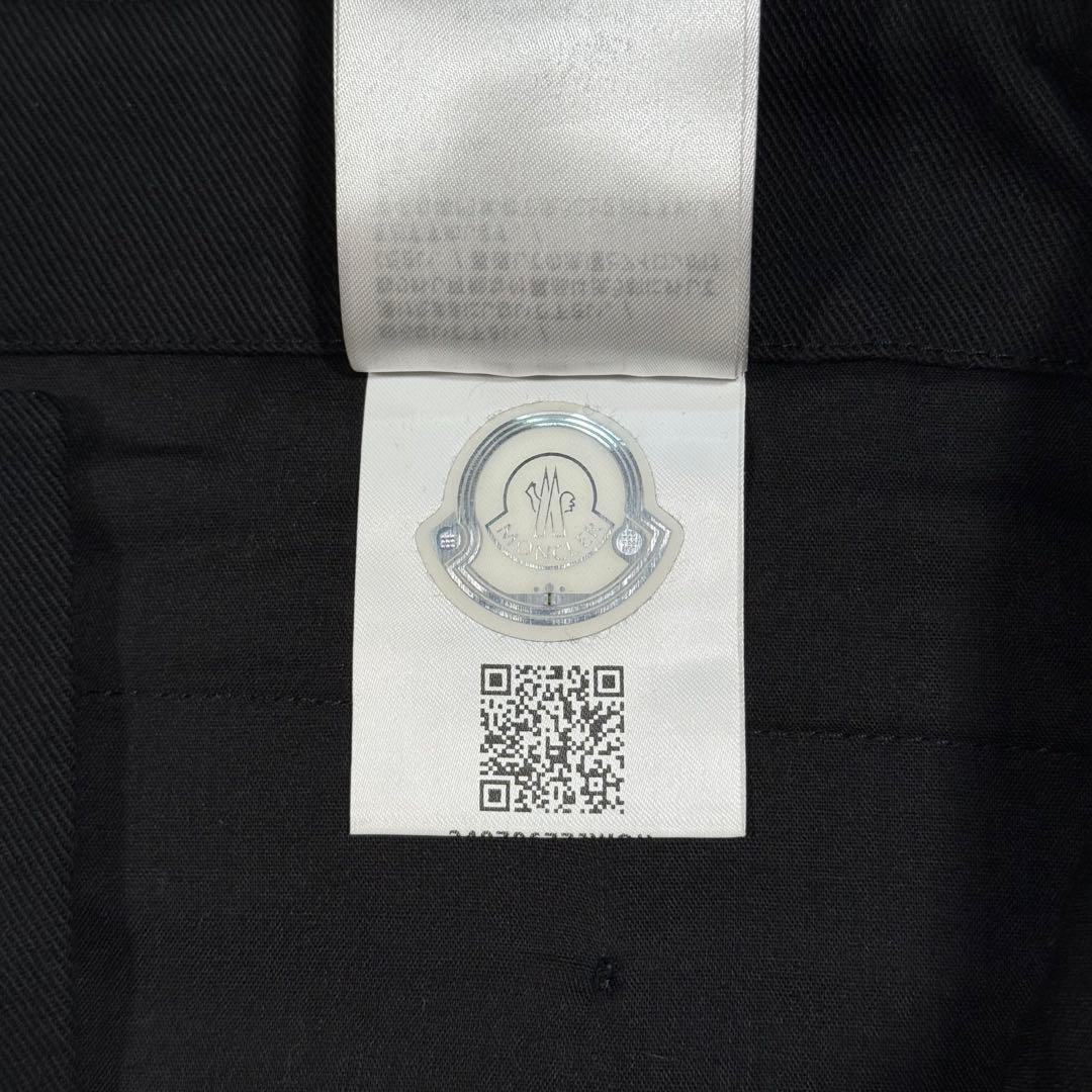 美品 タグ付 モンクレール×フラグメント 高年式 メンズ チノパン 踝丈 L 黒