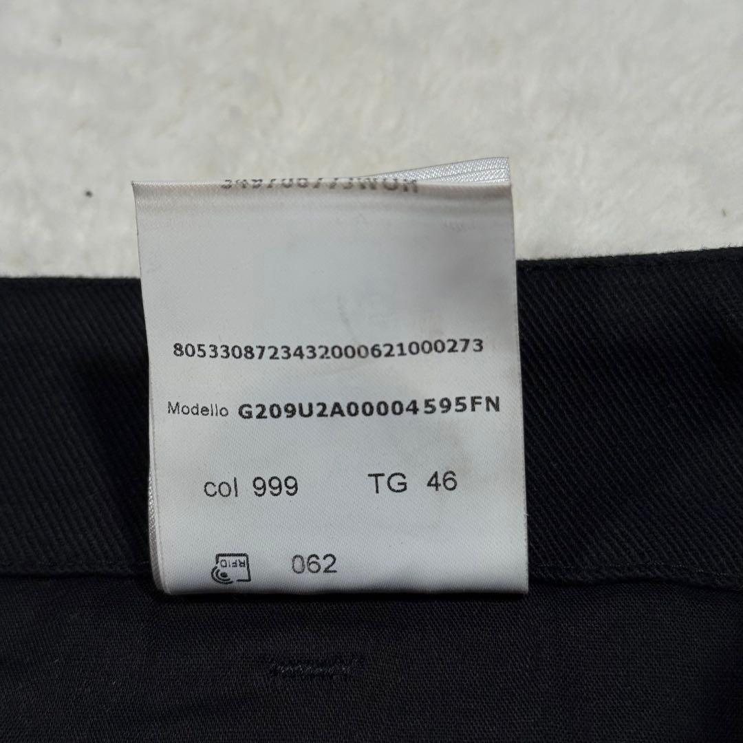 美品 タグ付 モンクレール×フラグメント 高年式 メンズ チノパン 踝丈 L 黒