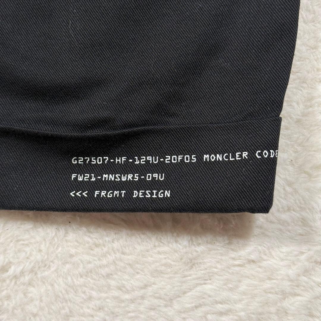 美品 タグ付 モンクレール×フラグメント 高年式 メンズ チノパン 踝丈 L 黒