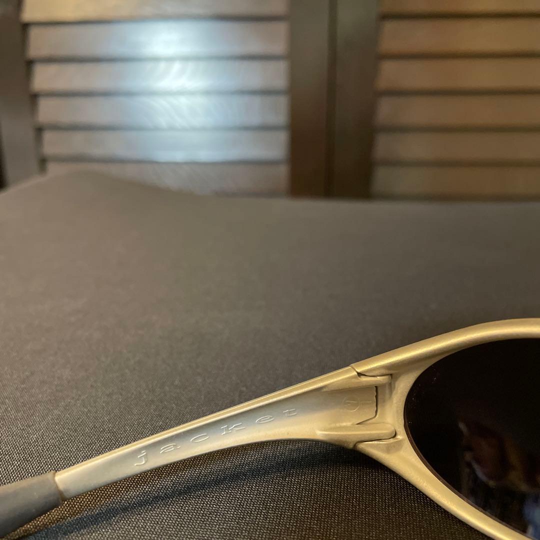 Oakley ヴィンテージeye jacket シルバー 希少90s USA製