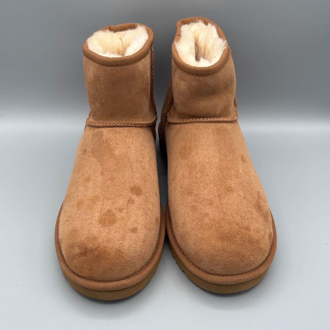【新品訳あり】UGGクラシックミニⅡムートンブーツ 27cmチェスナット/UG3