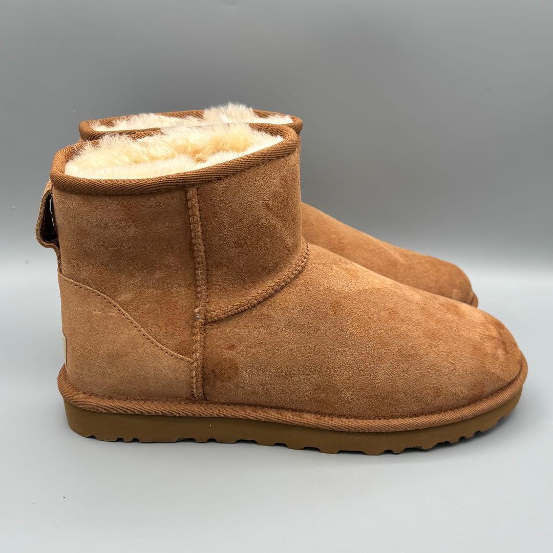 【新品訳あり】UGGクラシックミニⅡムートンブーツ 27cmチェスナット/UG3