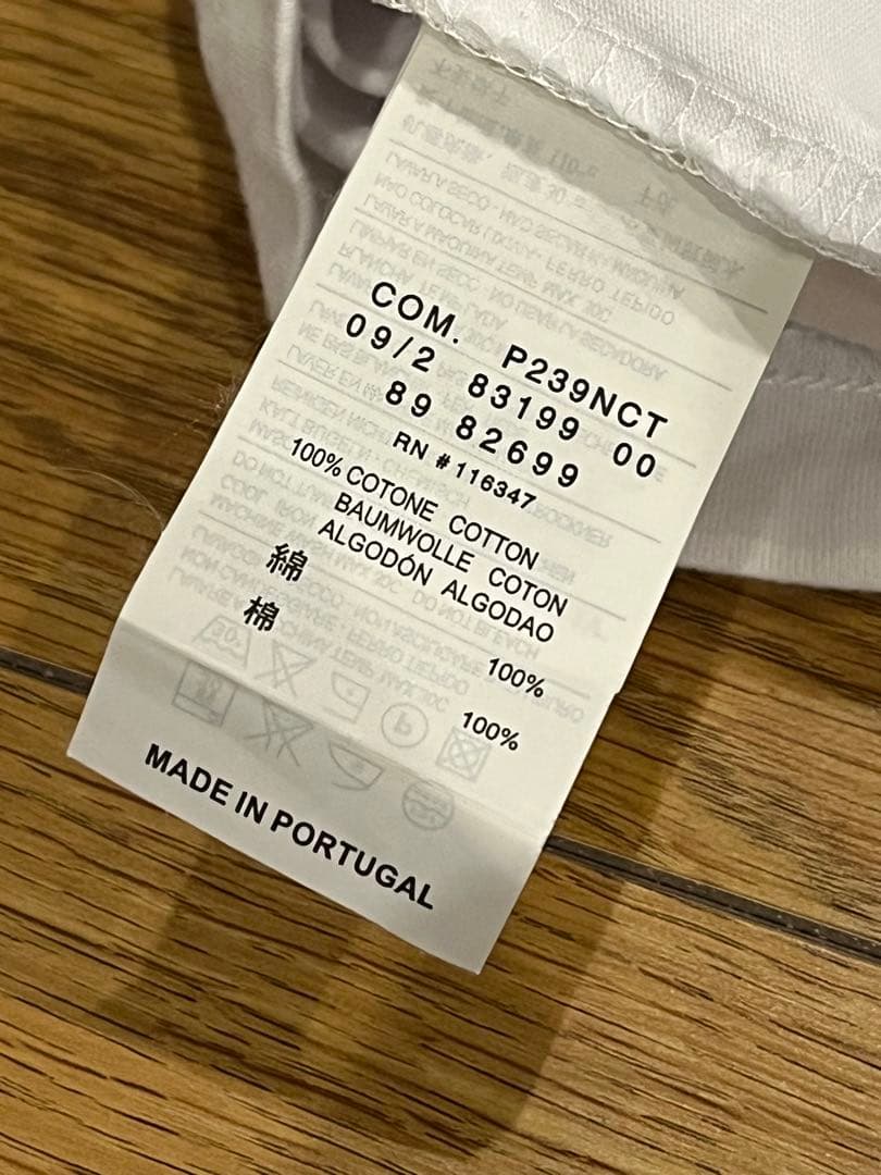 【試着のみ】MONCLER Tシャツ、モンクレール ロゴワッペン タグ袋あり