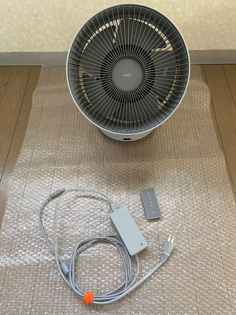 【動作確認済】2023年製　cado サーキュレーター　グレー　STR-1800