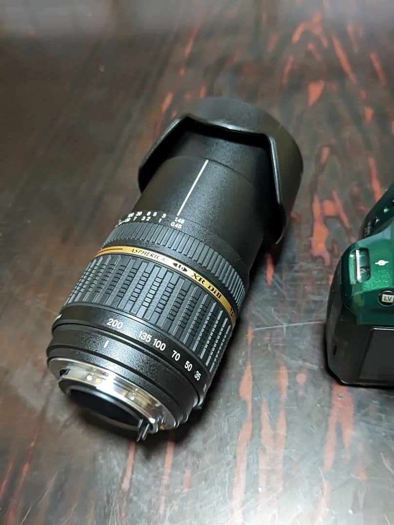 PENTAX k-50メタルグリーン TAMRON18-200 f3.5-6.3