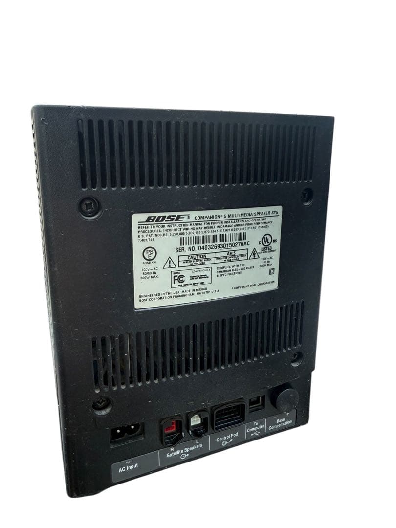 BOSE Companion5 コンパニオン5 ペアスピーカー