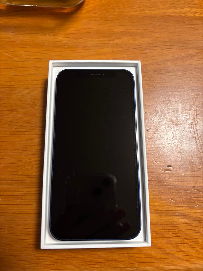 Apple iPhone 12 mini 64GBブルー 本体 充電ケーブル付き