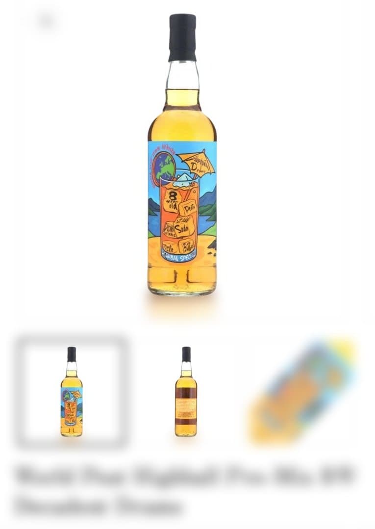 ウイスキー DecadentDrams World Peat Highball PreMix