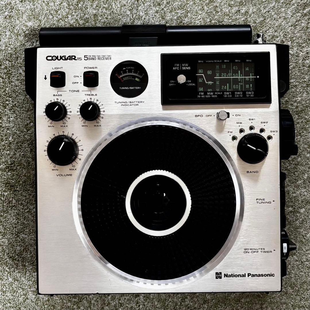 ナショナル クーガー BCLラジオ RF-1150 後期型