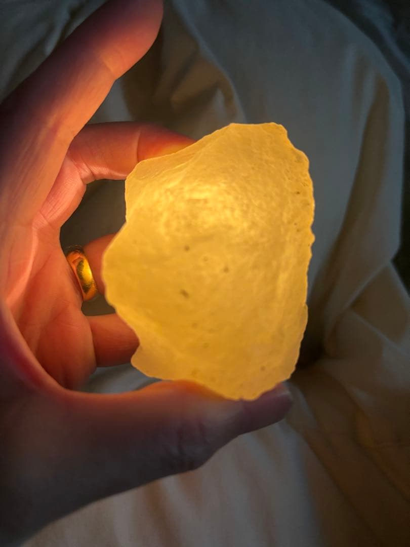 巨大リビアングラス原石167g