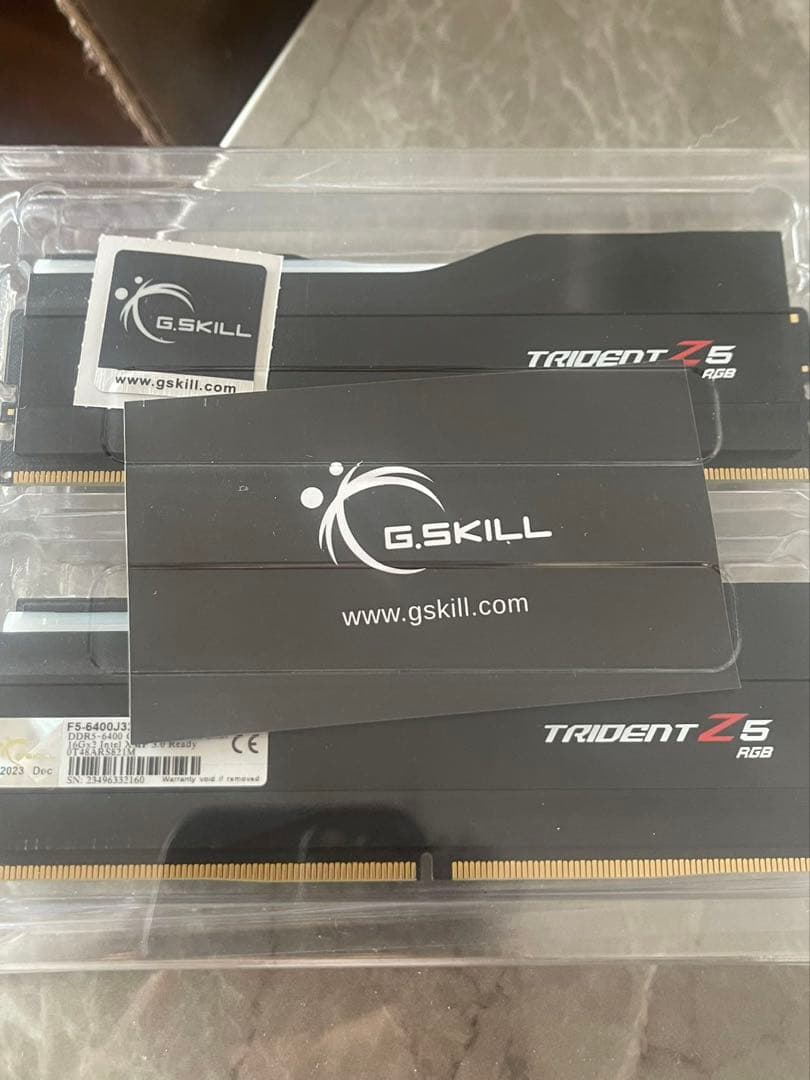 G.Skill Trident Z5 RGB DDR5 32GB メモリ