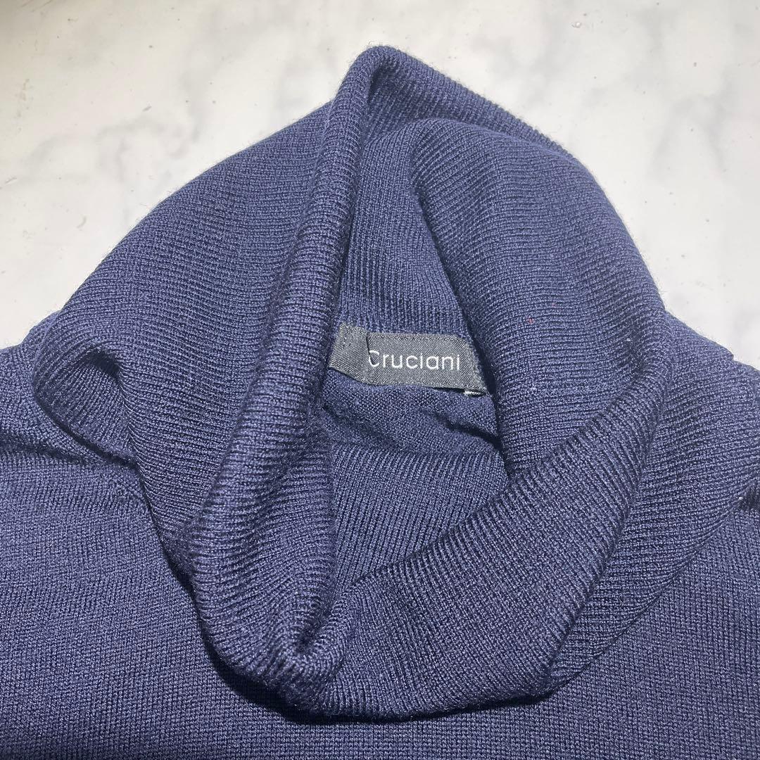Cruciani クルチアーニ　タートルネック　ネイビー　56