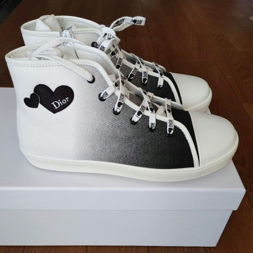 新品! Dior 21cmグラデーションハイカットスニーカー【No.13】