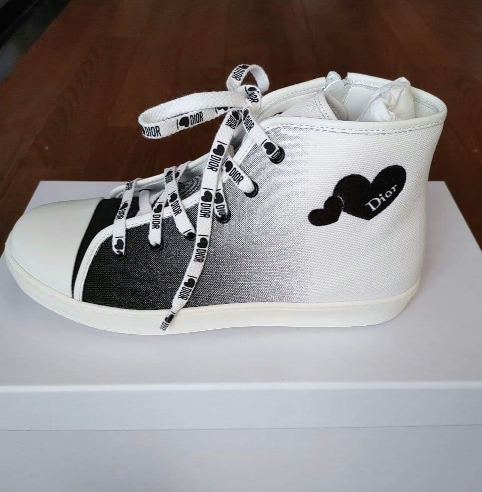 新品! Dior 21cmグラデーションハイカットスニーカー【No.13】