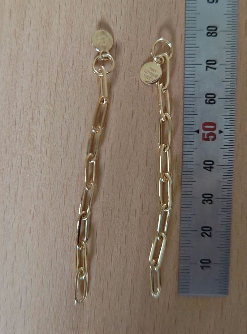 gstv トゥービーゴールドペーパーチェーンチャーム