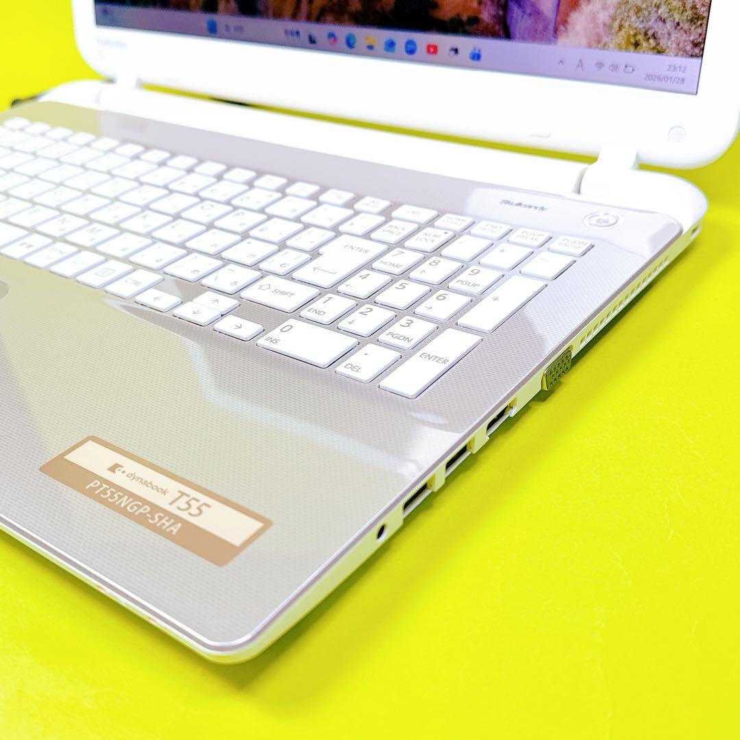 新品SSD⭐️windows11ノートパソコン カメラ 薄型 オフィス 快適8GB