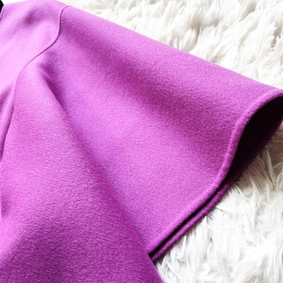 極美品　VALENTINOヴァレンティノ カシミヤ　コート　フリル　 ケープ