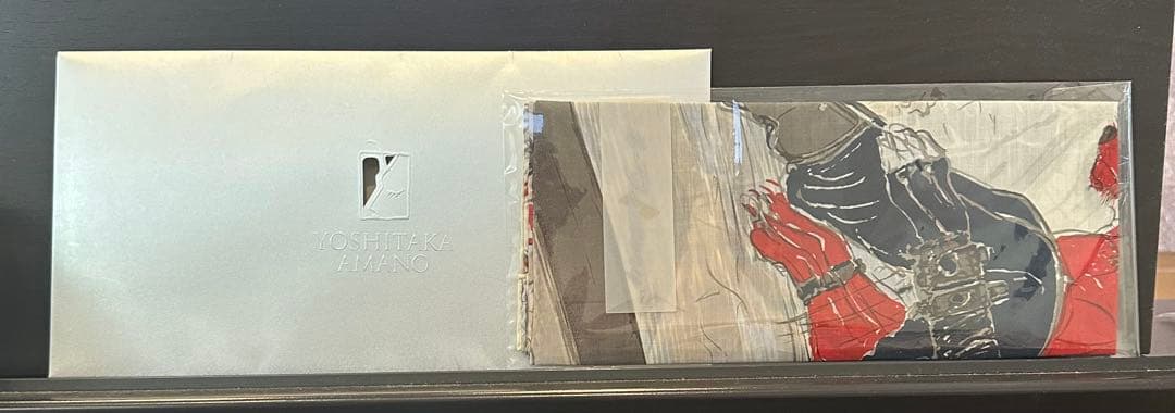 天野喜孝　FFⅦ クラウド&レッドXⅢ スカーフ