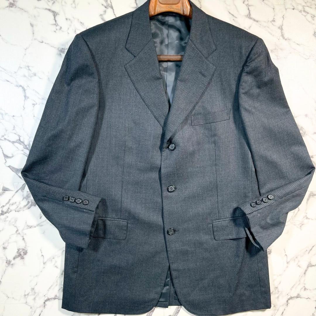 ✨極美品✨(XL) ブルックスブラザーズ スーツ グレー ストライプ ビジネス