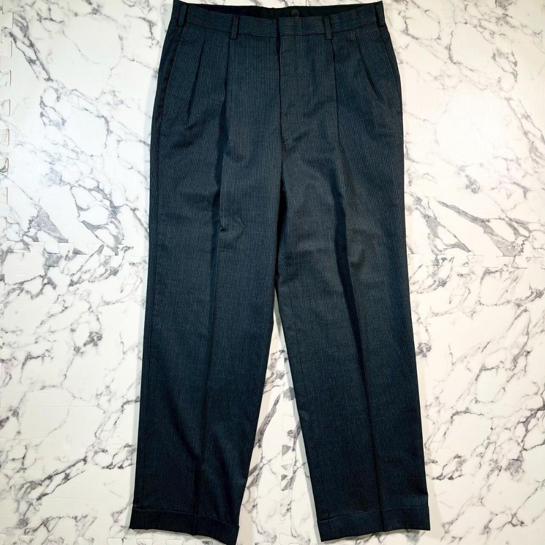 ✨極美品✨(XL) ブルックスブラザーズ スーツ グレー ストライプ ビジネス
