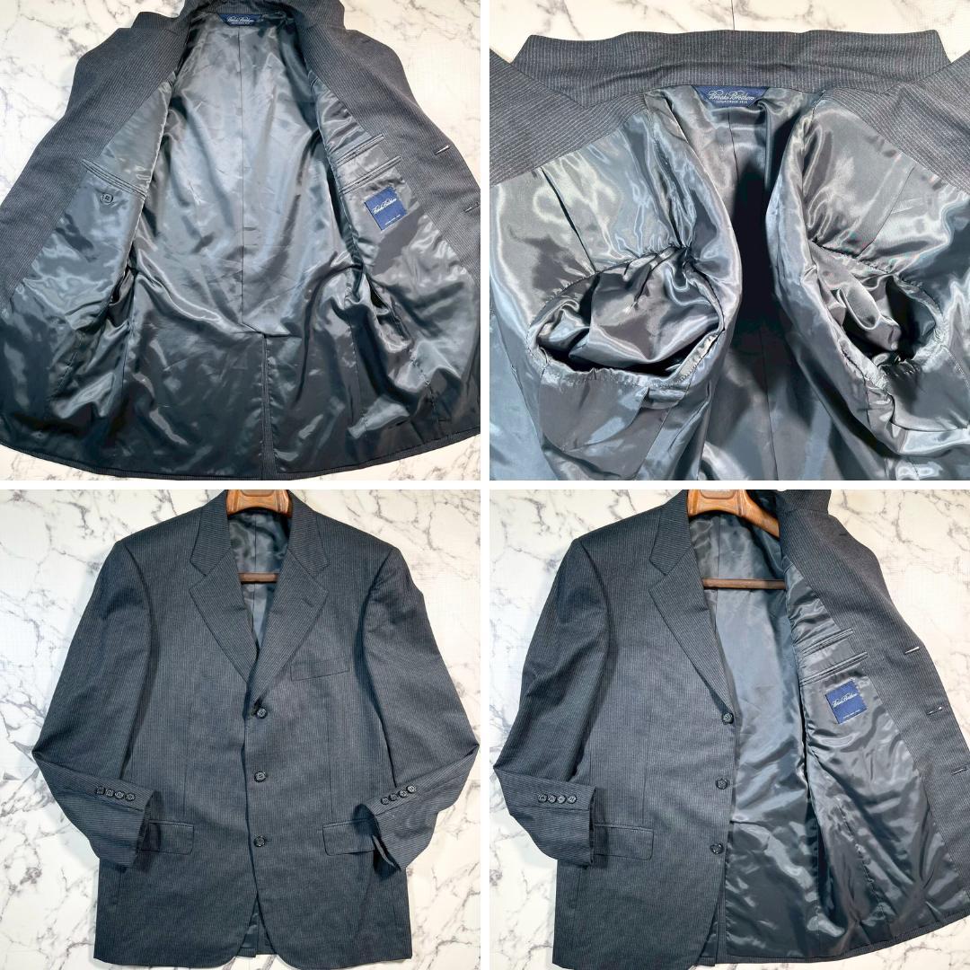 ✨極美品✨(XL) ブルックスブラザーズ スーツ グレー ストライプ ビジネス