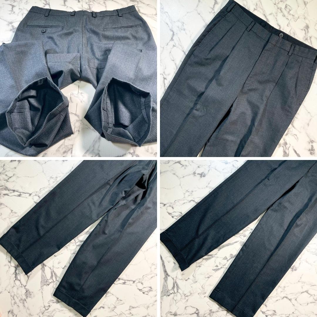 ✨極美品✨(XL) ブルックスブラザーズ スーツ グレー ストライプ ビジネス