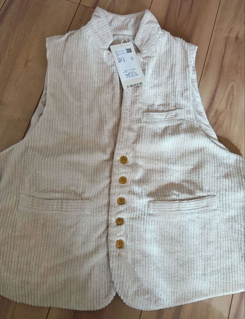 【新品未使用タグ付】ネストローブ　nest Robe　　コーデュロイ　ベスト