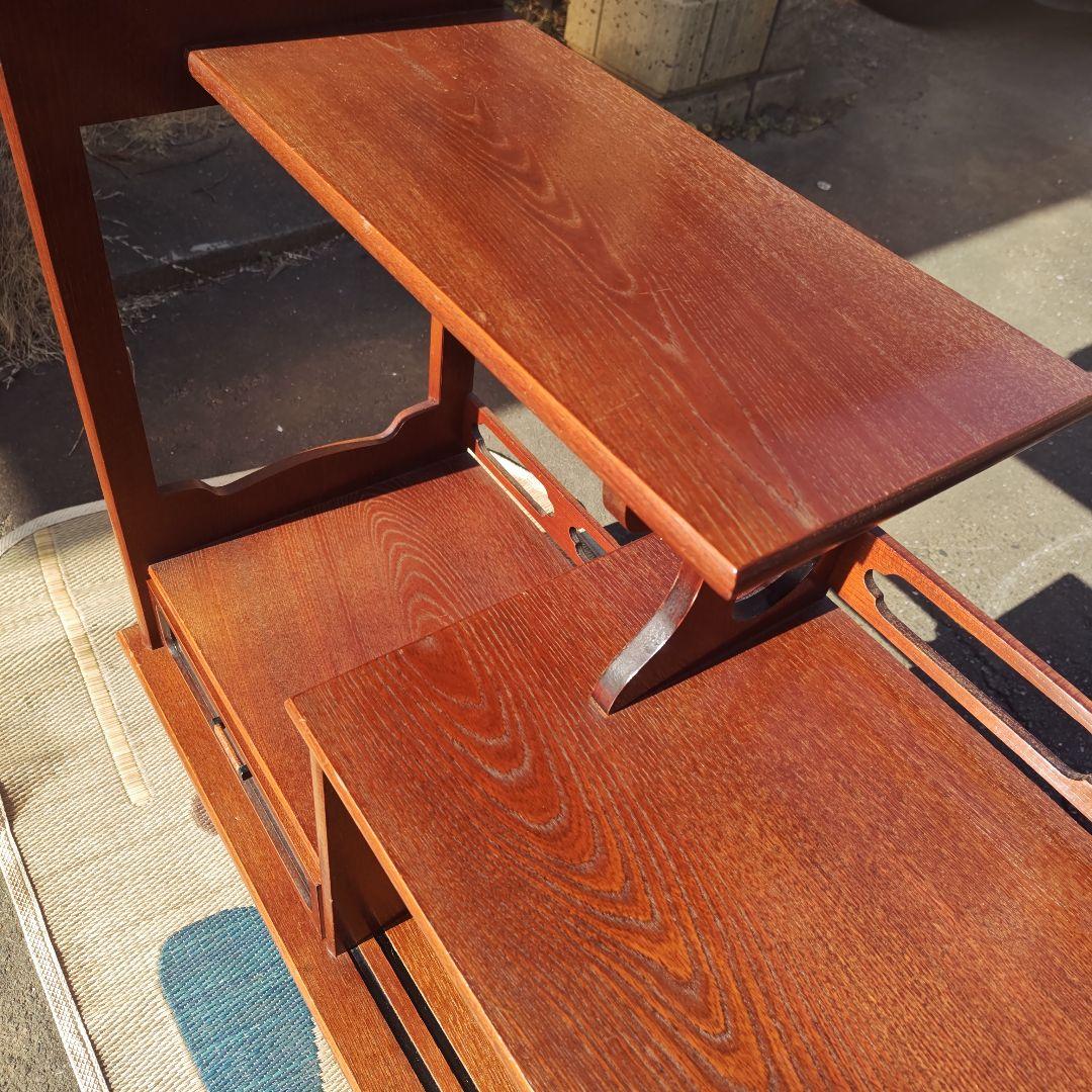 昭和レトロ　小型　高級飾り棚　茶棚 古民家　当時物　送料込