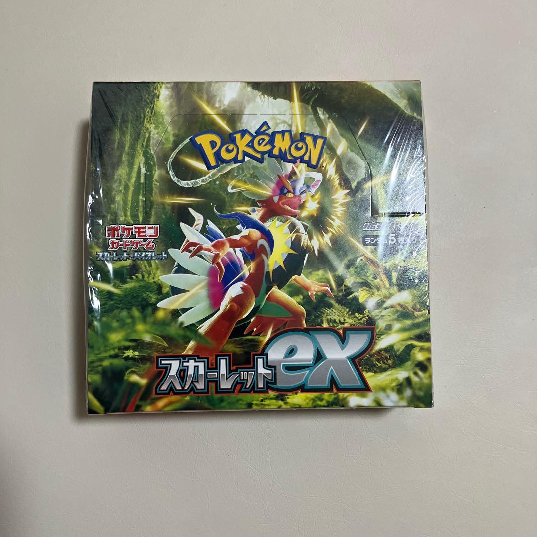 ポケモンカードゲーム スカーレットex ボックス　未開封　シュリンクあり