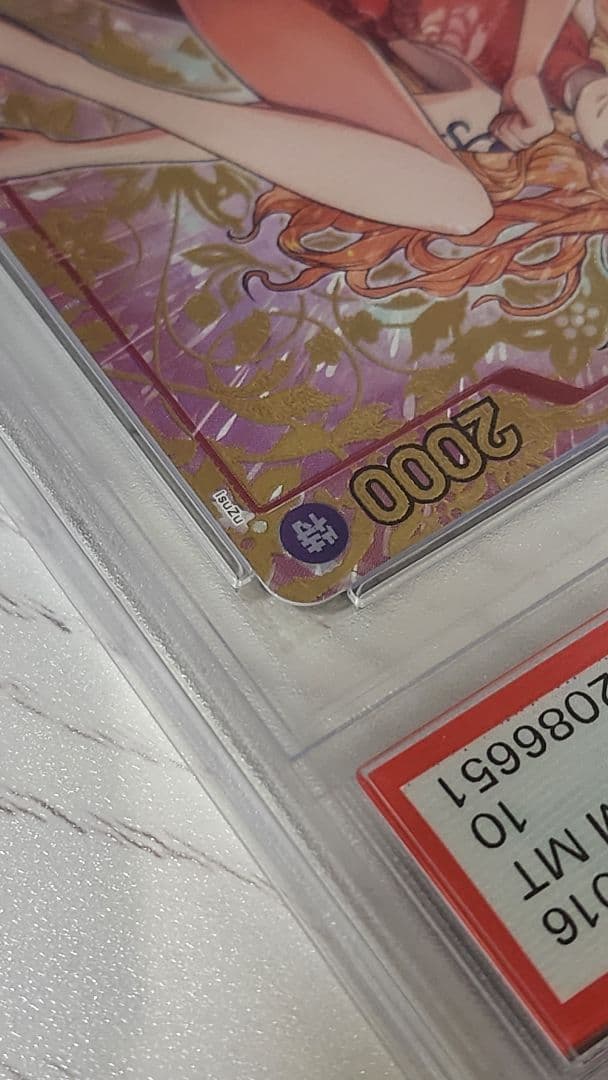 中国 ナミ PSA10 シリアル3535 ワンピース カード 1周年セット