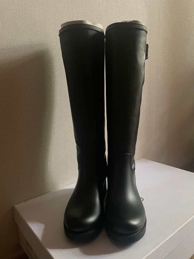 【未使用】MM6 レインブーツ 36 ブラック　ブーツ　マルジェラ