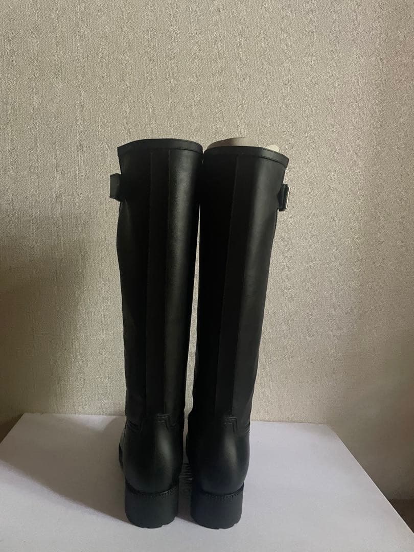 【未使用】MM6 レインブーツ 36 ブラック　ブーツ　マルジェラ