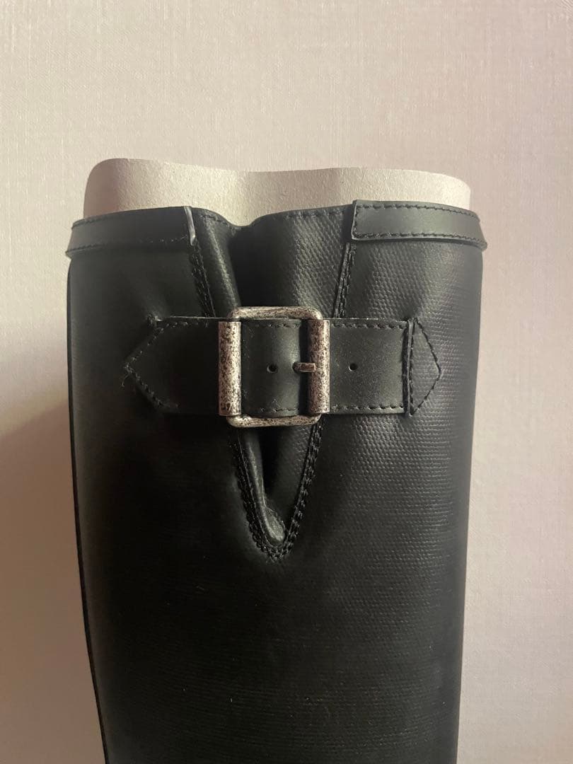 【未使用】MM6 レインブーツ 36 ブラック　ブーツ　マルジェラ