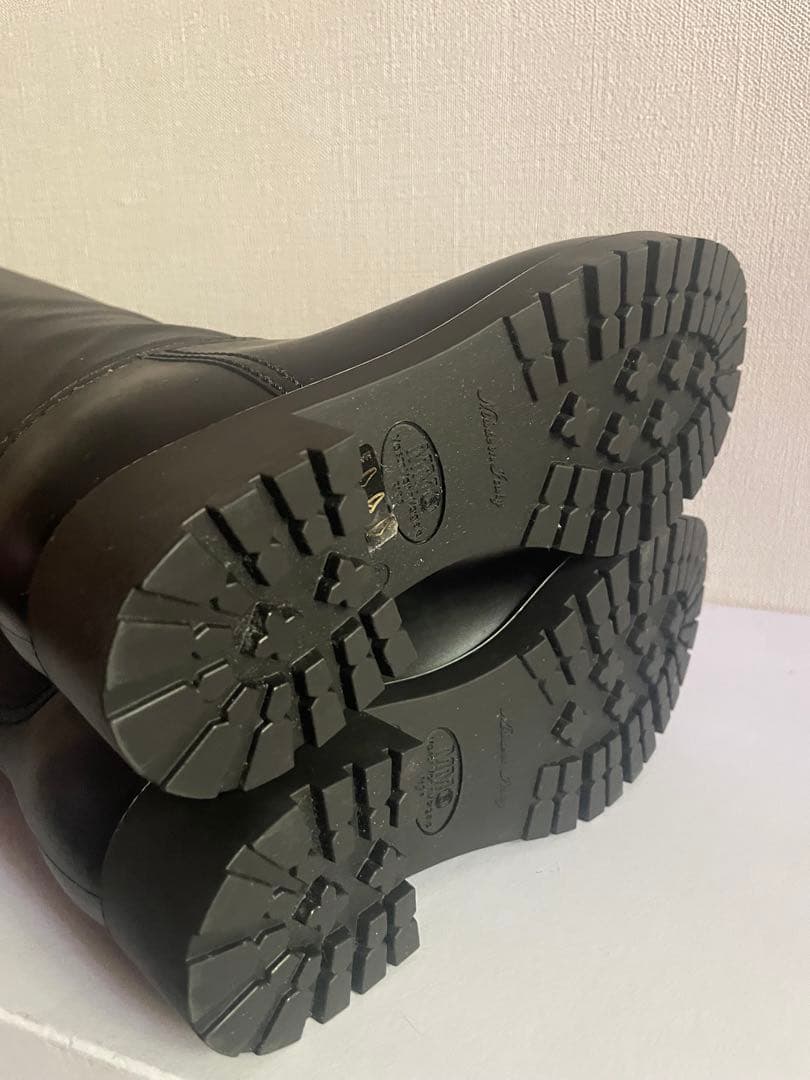 【未使用】MM6 レインブーツ 36 ブラック　ブーツ　マルジェラ