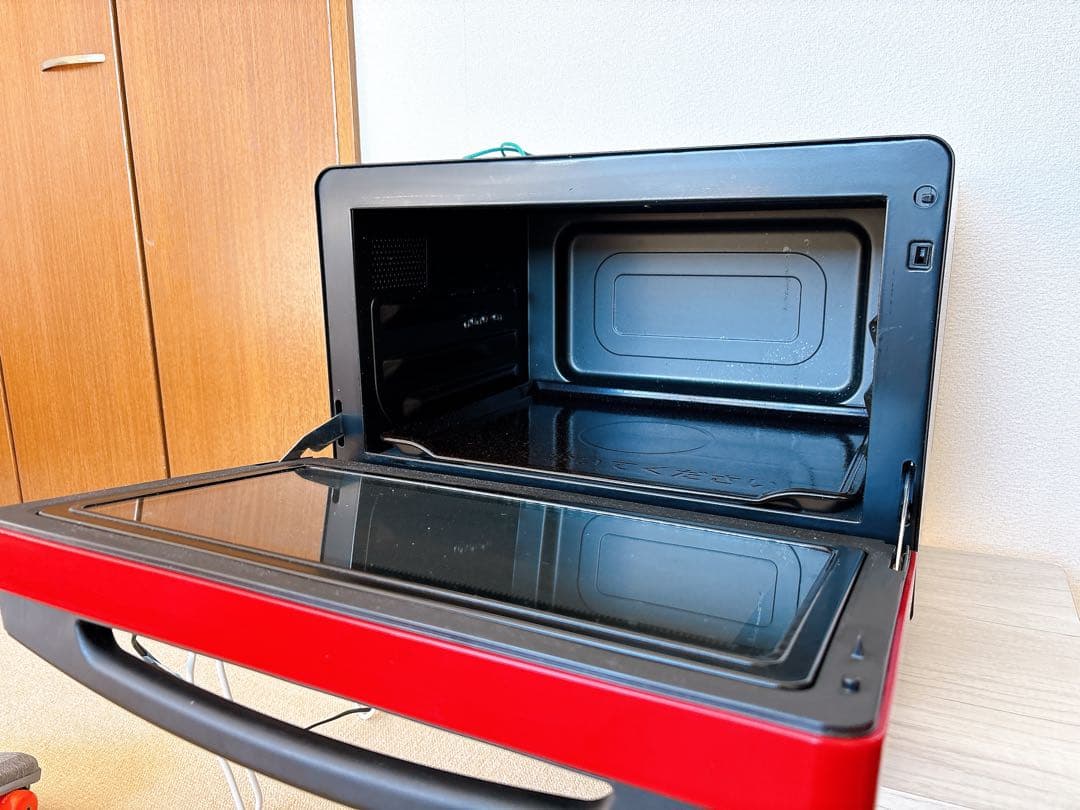 日立 赤 電子レンジ HITACHI MRO-S8Z オーブン　ヘルシーシェフ