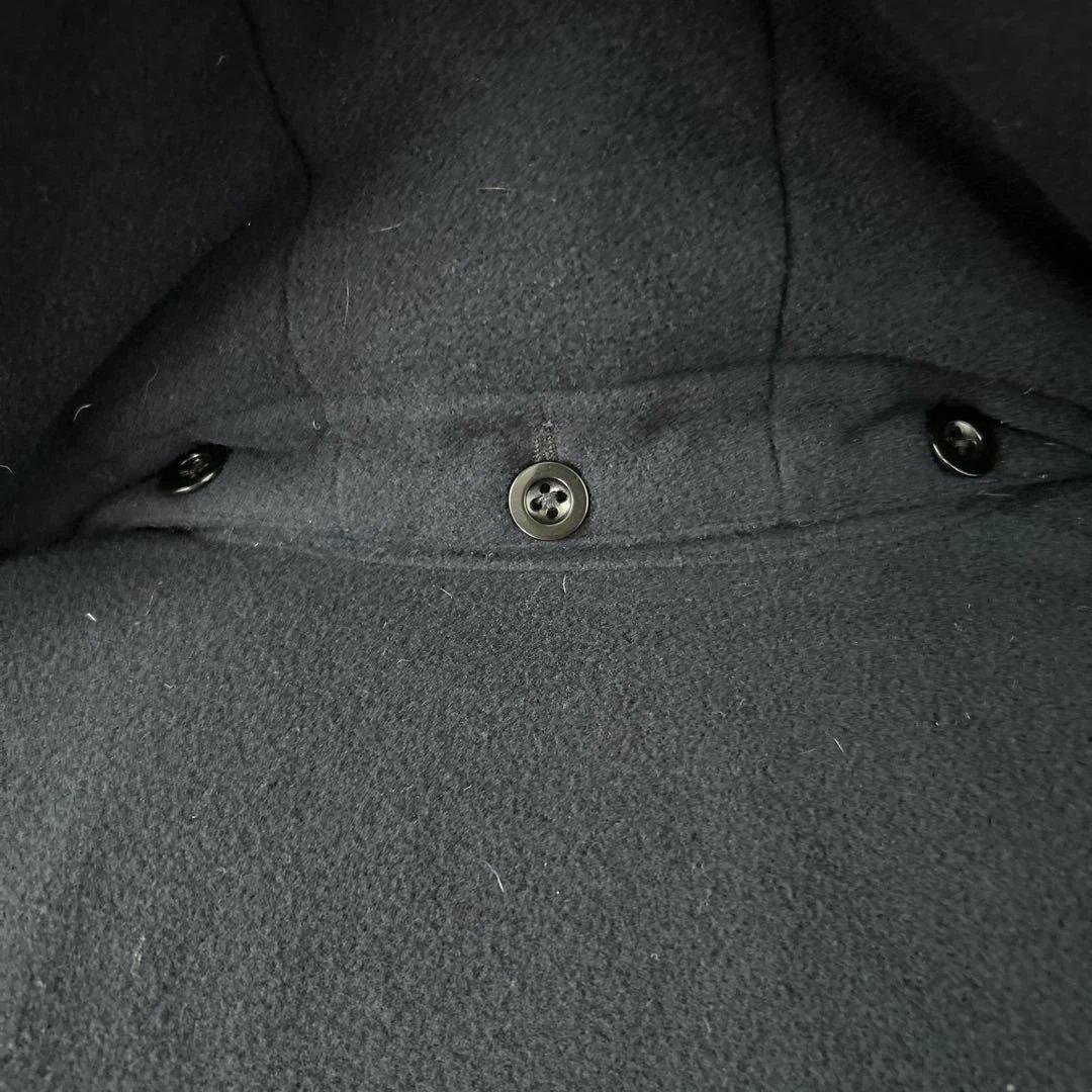 【DANTON】　ウールモッサダウンベスト ネイビー 42 ダントンダウンベスト