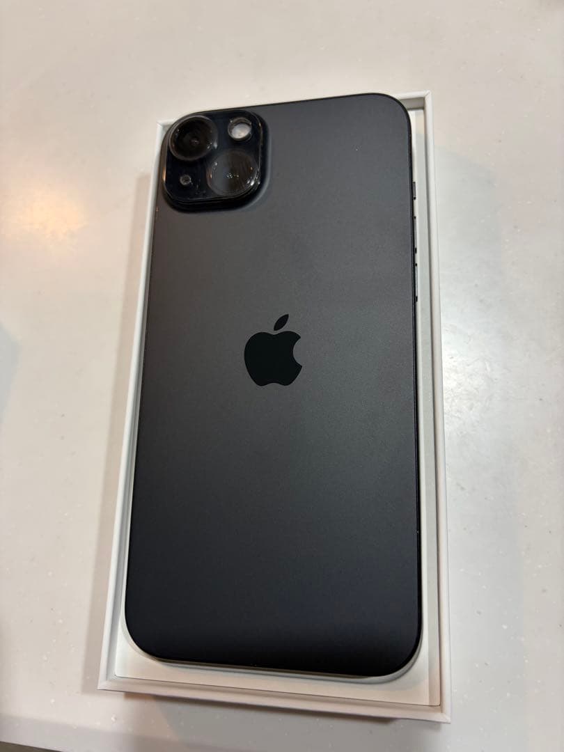 【美品】iPhone15Plus 128G ブラック iFaceケース付き