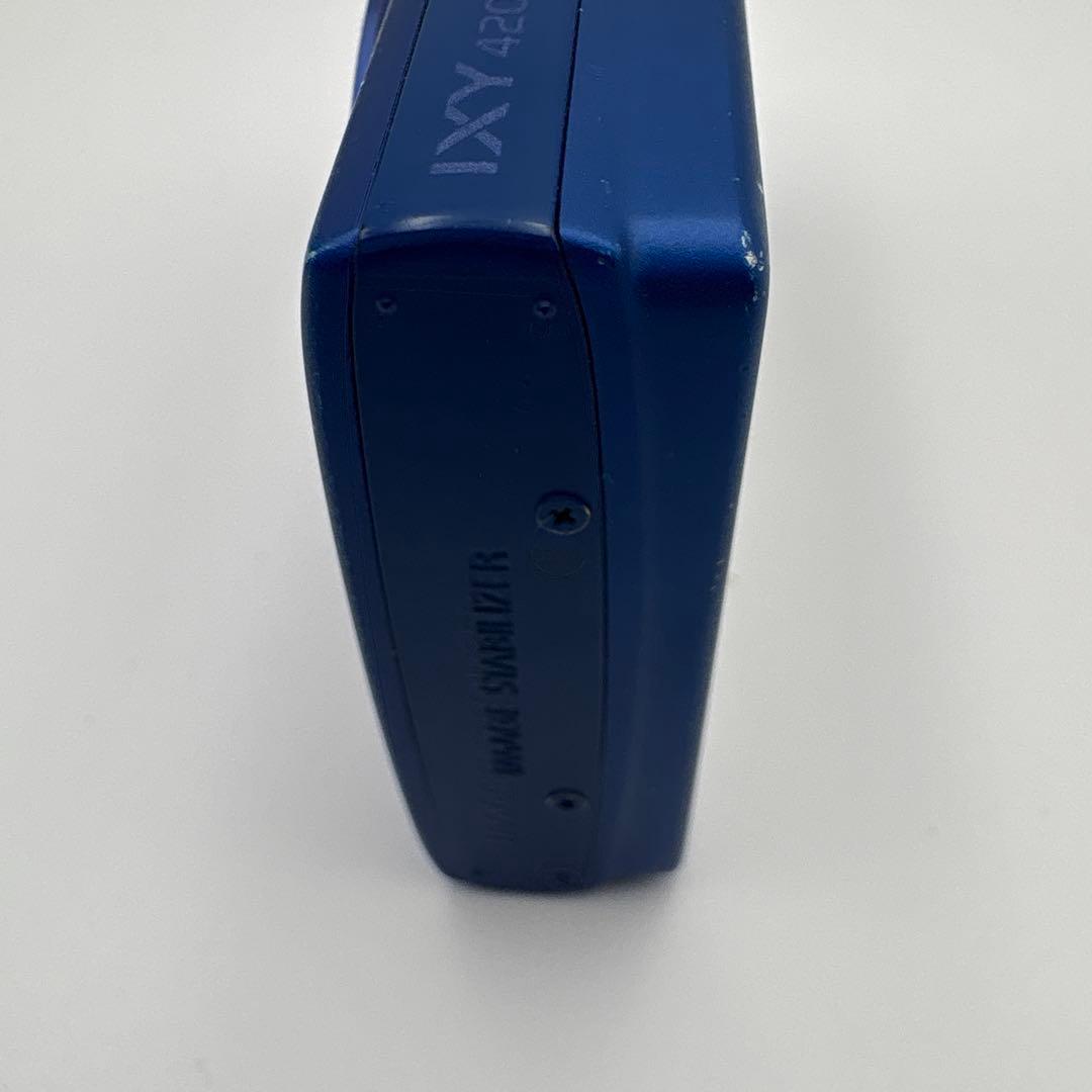 Canon IXY 420F 青色　コンパクトデジタルカメラ　ブルー